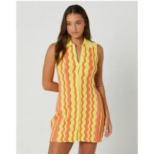 The Wolf Gang Retro The Kiki Knit Mini Dress Sz XL